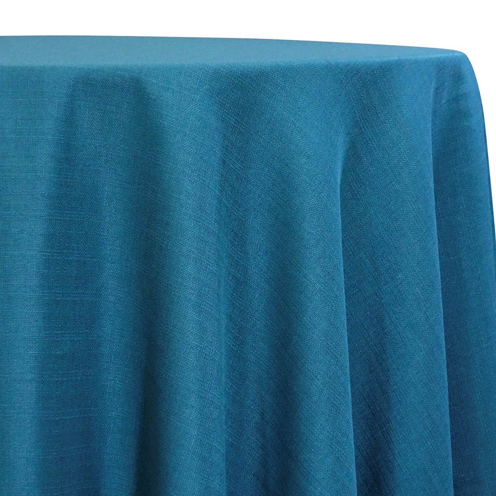 Vintage Lino Doble Ancho Teal